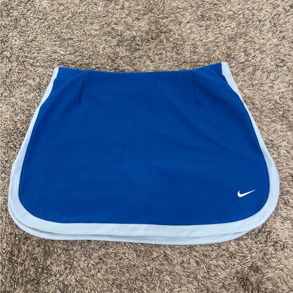 Nike white and blue tennis skirt-size xs